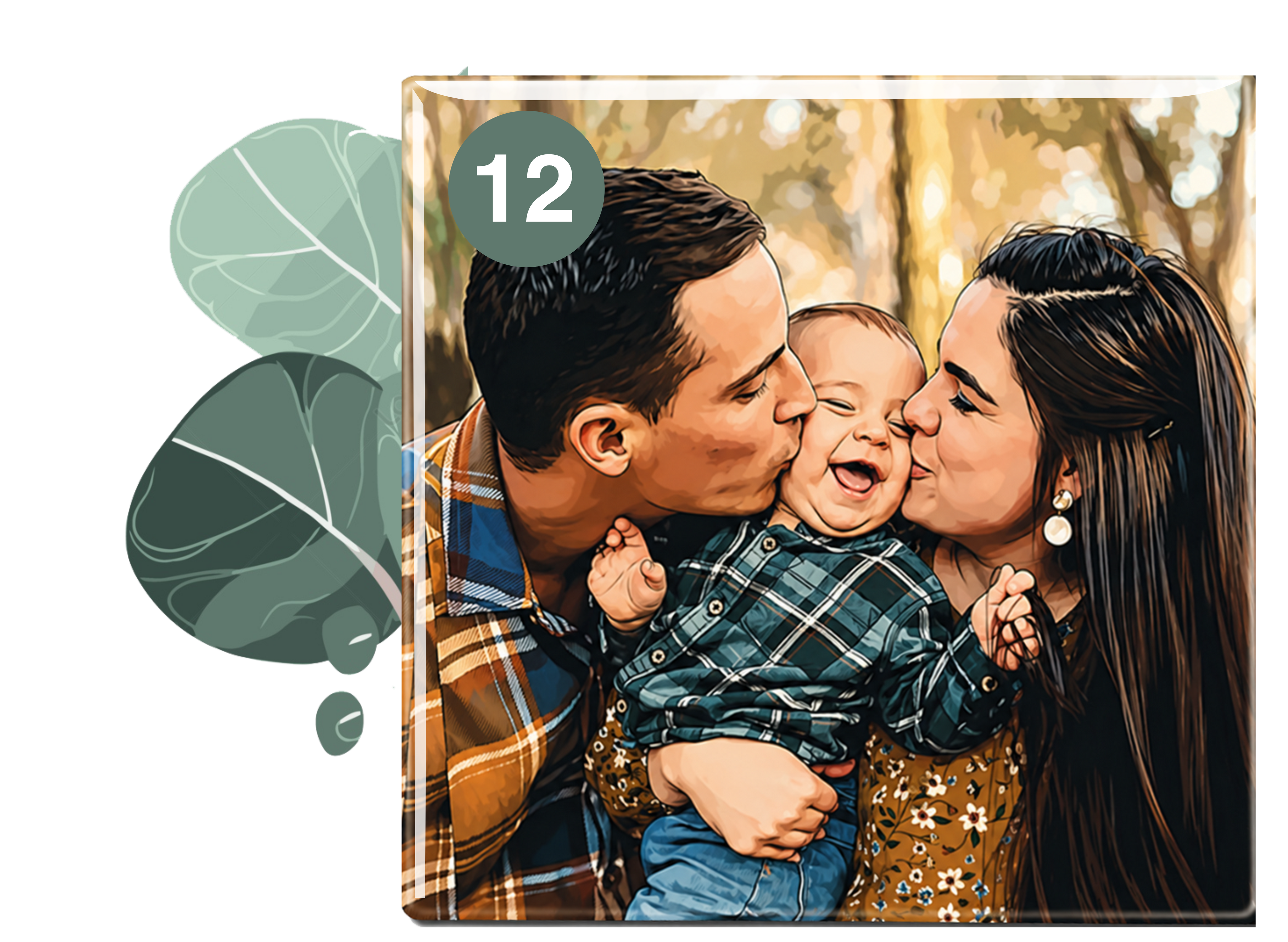 Personalised Magnets (Set of 12)