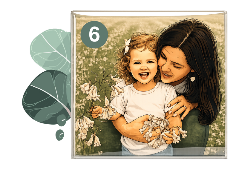 Personalised Magnets (Set of 6)
